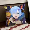 RReZero anime Cushion Cover Reversible Soft Durable Pillow Cover Home  Car MultiScene Use for Daily Comfort
