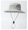 Spring and Summer Fisherman Hat Breathable Sun Shading UV Protection Large Brim Mountaineering Hat Quick Drying Fisherman Hat