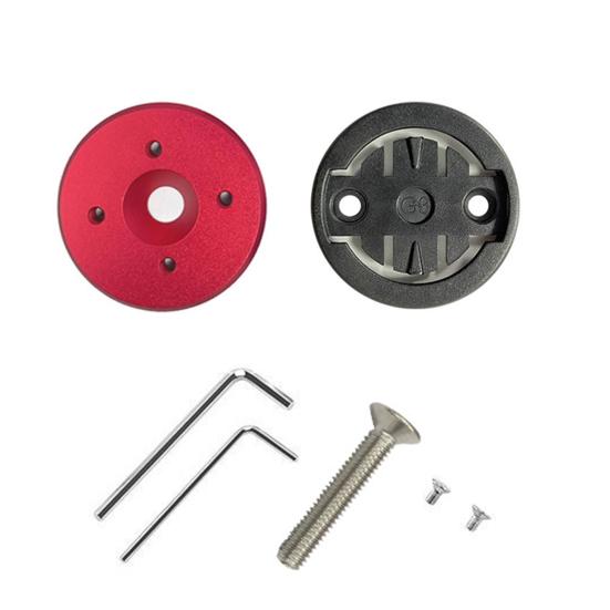 Aluminum Alloy Bike Computer Mount Lightweight Universal MTB Mountain Road Bike 28.6mm Top Cap Computer Holder Base Bike Accessories