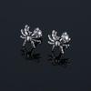 Punk Spider Stud Earrings for Men Women,Vintage Stainless Steel Men Earrings,Hip Hop Cool Halloween Jewelry Gifts