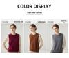 Lekasha Pure Cashmere Twelve-Needle Sleeveless Knit Vest for Autumn/Winter