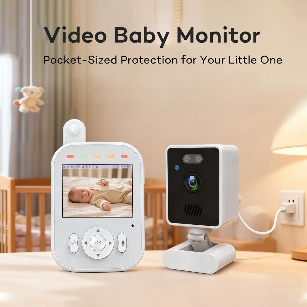 Smart Baby Monitor with Temperature and Voice Intercom