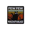 Cartoon Black Cat Enamel Pins PEW PEW MADAFAKAS Big Eyes Kitten Cute Animal  Brooches Lapel Badge Jewelry Gifs For Cat Lovers