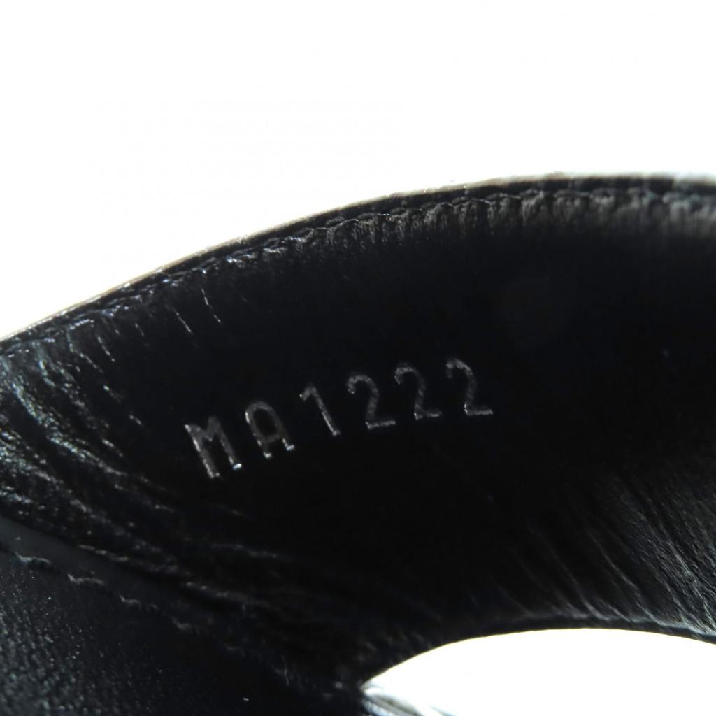 Excellent LOUIS VUITTON Sandals Star trail line Black brown Monogram canvas Women 36.5 Used