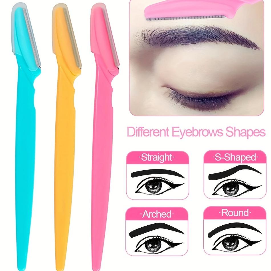 10PCS Eyebrow Razors for Women Multipurpose Face Razors Trimming and Shaping Smooths Away Peach Fuzz Face Trimmer Hair Removal