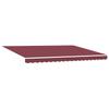 Electric Retractable Awning Burgundy Red & Anthracite 4 X 3 M