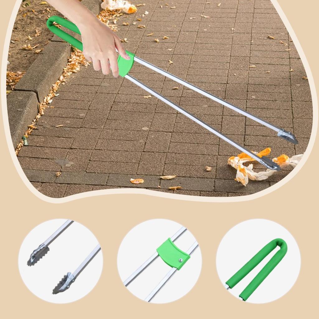 Trash Picker Upper Grabber Pickup Tongs for Floor River Cleanup Street aluminum rod