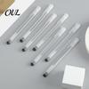 Reliable Daily Pens 12PCS Smooth Gel Ink Pens, Quick-drying 0.5mm Fine Point Black Minimalist Frosted Grip for Office And School Supplies Student