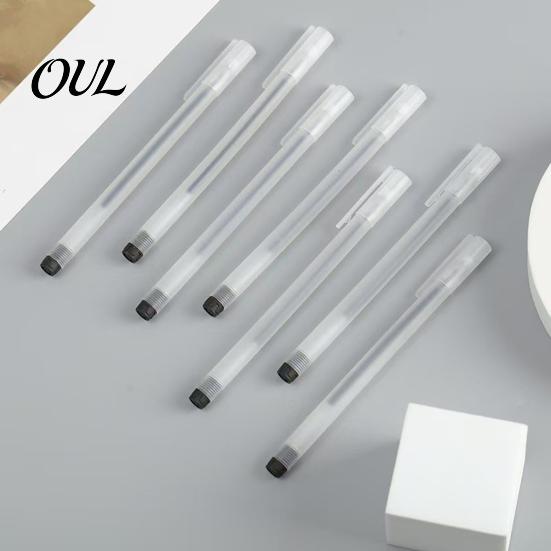 Reliable Daily Pens 12PCS Smooth Gel Ink Pens, Quick-drying 0.5mm Fine Point Black Minimalist Frosted Grip for Office And School Supplies Student