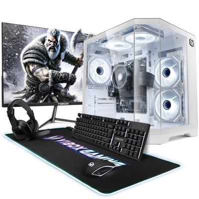 Vibox I-519 Gaming PC Complet • 22" Écran • Ryzen 3 3200G 4,0 GHz • Radeon Vega 8 • 16GB RAM • 1TB SSD • Linux • WiFi
