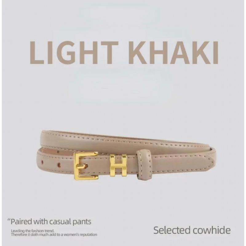 Trendy and Versatile Women s Slim Waistband with Gold Alloy Buckle, Fashionable Decorative Waistband, Daily Versatile Jeans 100cm зелёный