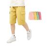 Summer Crawler K-style Kids Pure Color Sports Shorts Children's Quick-Drying Breathable Cargo Pants Girl Mid-Waist Pants