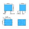 3PCS Mini 12V DC SONGLE Power Relay SRD-12VDC-SL-C PCB Type Miniature Print Relay 12V 1-Changer 1xUM 10A 250V Songle