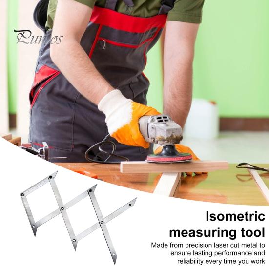 3bodový vyhledávač středu, nástroj pro rozvržení se stejnými rozestupy, vysoká přesnost, snadno použitelný a přesný nástroj pro vyhledávání středu pro svařování a obrábění dřeva