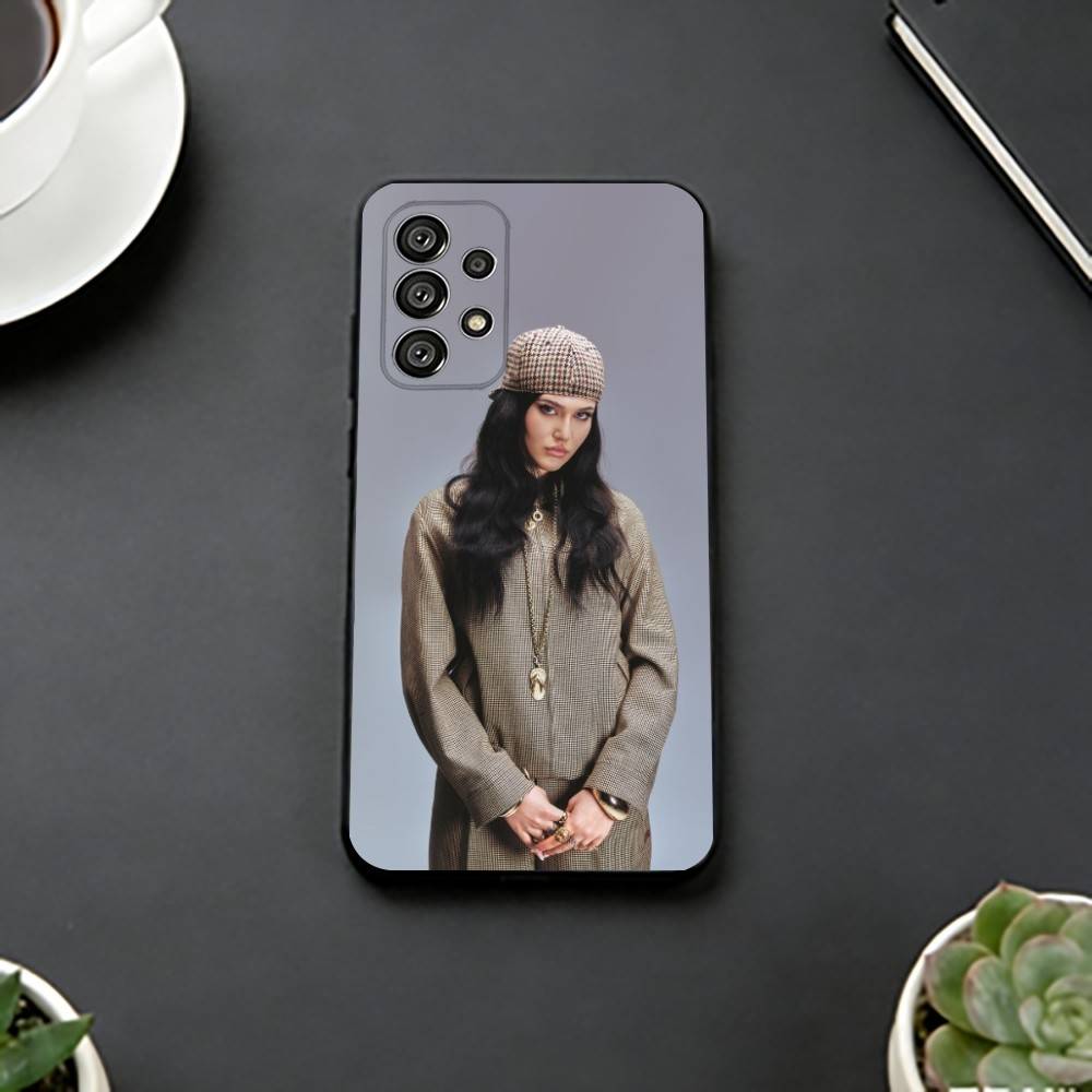 Sienna Spiro S-Singer Phone Case For Samsung S25,S24,S21,S22,S23,S30,Ultra,S20,Plus,Fe,Soft Silicone Black Cover