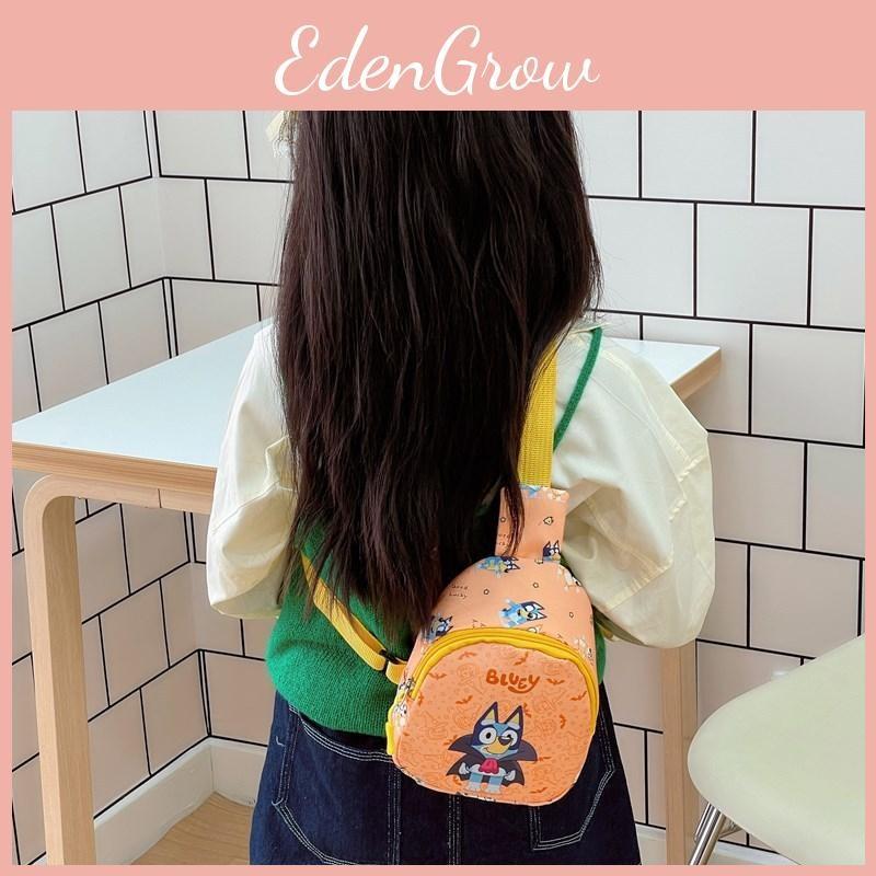 Bluey Mønster Barn Skulderveske Crossbody Brystveske Dyr Utendørs Tegneserie Gave