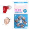 Pack of 6/30/60pcs High Capacity Zinc Manganese Batteries Set for Hearing Aids Long-lasting Power PR675 A675 Button Cell
