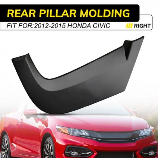 RH Side Rear Pillar Right Molding Trim For Honda Civic 2012-2015 72721-TR3-A00 N