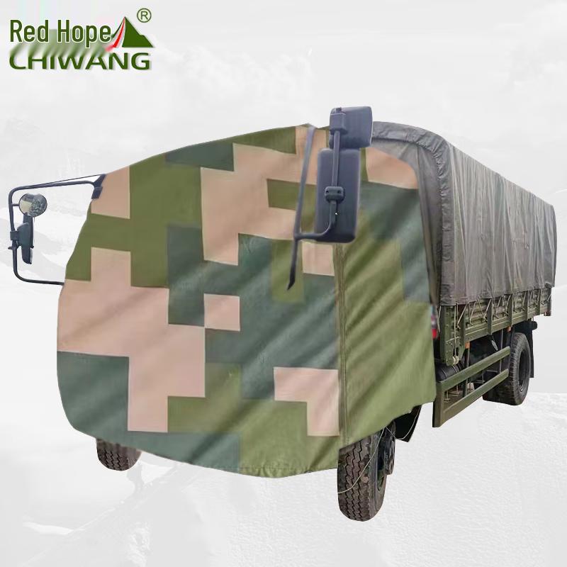 Camouflage Rainproof Oxford Cloth Truck Head Cover