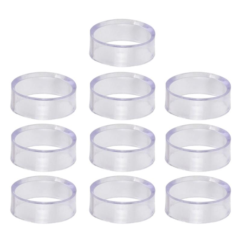 10Pcs Clear Baseball Stand Holder Plastic Round Display Stand Clear Rings Sphere Stand Plastic Baseball Display Holder