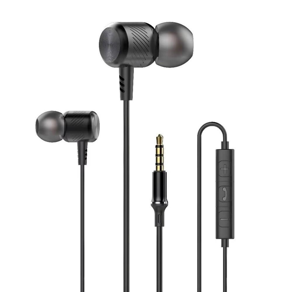 With Mic Deep Bass Wired Headphones Stereo Sound Noise Reduction In-Ear Earphones HiFi Stereo Music Headset Daily Use