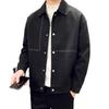 Autumn Coat Men's Short Lapel Jacket Men's Trend High-end Casual Autumn and Winter Top