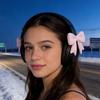 3D Bows Decor for Headphone Cute Bow Coquettish Headphone Clip Attachment Accessories Earphone Decoration for Women