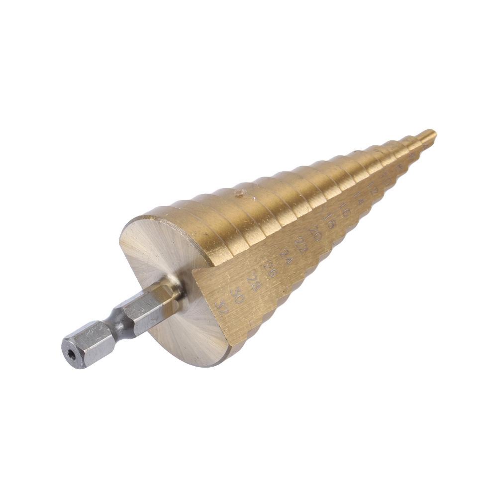 High Quality Titanium HSS Large Step Cone Drill Bit Hole Cutter Tool 4 32mm