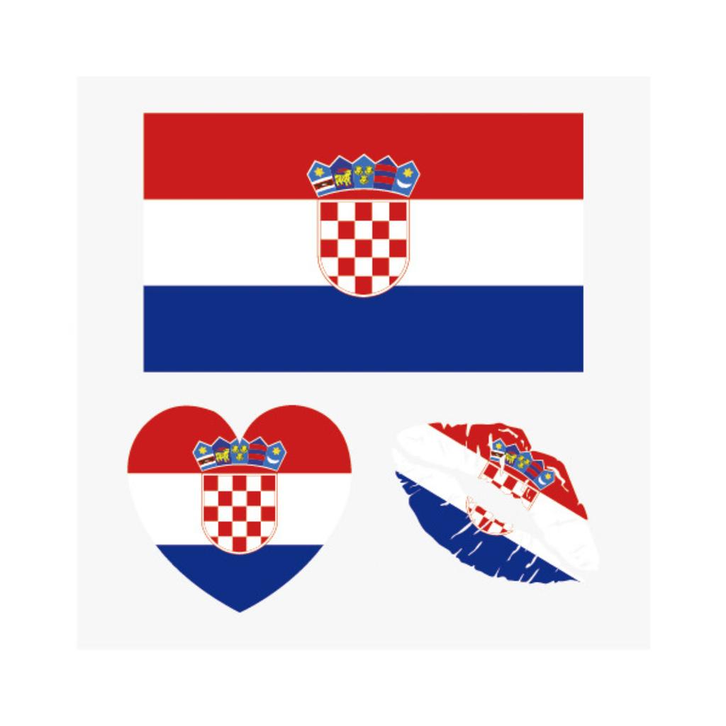 Flag Football Fan Tattoos/Face Stickers, Event Cheering Props, Suitable For Adults And Children.
