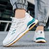 Fashion Cushioned Insole Mesh Upper Sports Shoes for Men Breathable Running Shoe In Promotion Cheap Liquidation Wide Man Casual Sneaker
