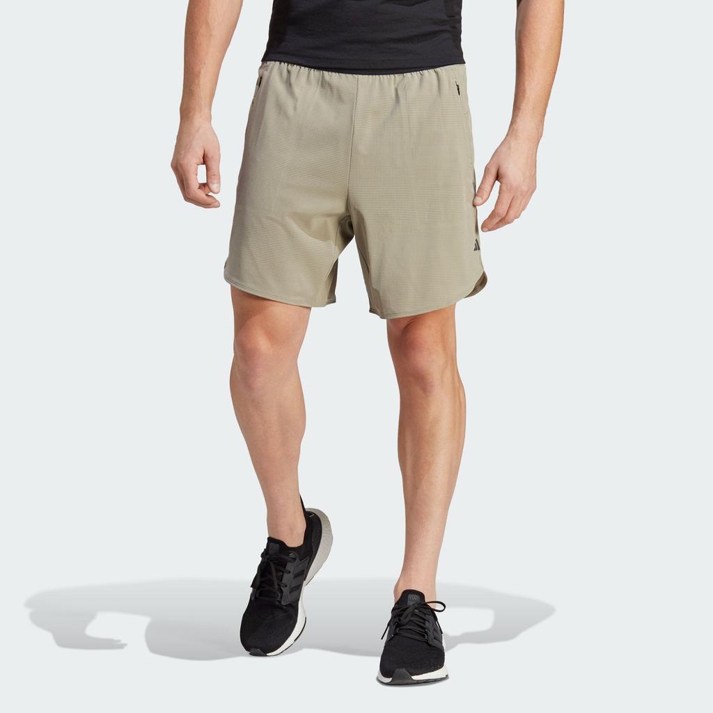 adidas Designed for Training HIIT Training Shorts 'Silver Pebble' Men's IB9081