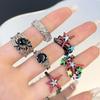 Dark Spider Dopamine Star Open Ring Cold Wind Personality Advanced Sense Index Finger Ring