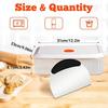 12inch Pizza Dough Proofing Box with Scraper Multifunction Stackable Pizza Dough Container for Baking Bread Cake Sourdough Use