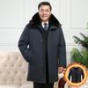 Middle-aged and Elderly Men's New Style Mid-length Disassembly Daddy Jacket 40-50-6070 Years Old Jacket
