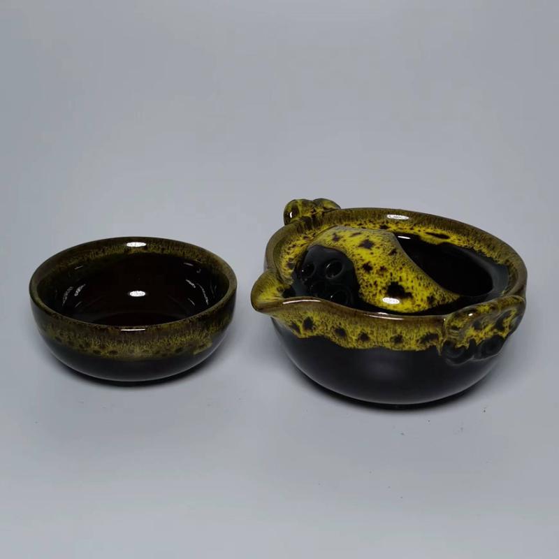 Hurtowy porcelanowy zestaw do herbaty 1 dzbanek 1 filiżanka, wysokiej jakości piękny i elegancki czajniczek Gaiwan i filiżanki łatwo podróżny czajnik
