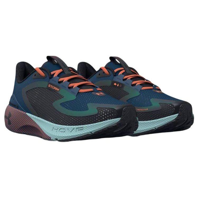 Under Armour HOVR Machina 3 Storm Comfortable Fabric Low-Top Casual Running Shoes Women sneaker Blue Black 3025800-001