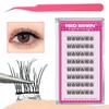 Wimpern-Cluster-Set Ohne Kleber Selbstklebende Wimpern Koreanisches Make-up Natürlicher Look Zarte Einzelwimpern Neue Manga-Wimpern