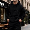 Men's Casual Hoodie with Large Pockets, Color Long Sleeve Sweatshirt
