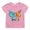 Sommer Kinder T-Shirt Die wunderbar verrückte Welt von Gumball 100% Baumwolle T-Shirt Kawaii Cartoon Grafikdruck T-Shirt Lustiges T-Shirt Sommer Oberteile