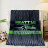 Seahawks Team Spirit Portable Blanket/Soft Blanket Bedding Blanket Suitable for Travel Camping Living Rooms Offices Sofas Fan Gifts
