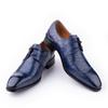 Fashion Men Shoes Luxury Italy Brand High Quality Lace-Up Business Formal Party Suit Footwear  Soulier Pour Homme New Fashion Black Blue