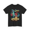 T-shirt da Donna Retro Mongo è Sbalordito Principessa Gatto Cavalca Dinosauro