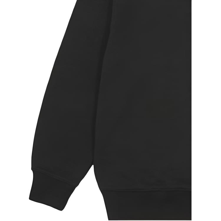 Palace FW21 Slub Crew Neck Sweatshirt with Triangle Logo Print Unisex Sweatshirt Black P21CS067