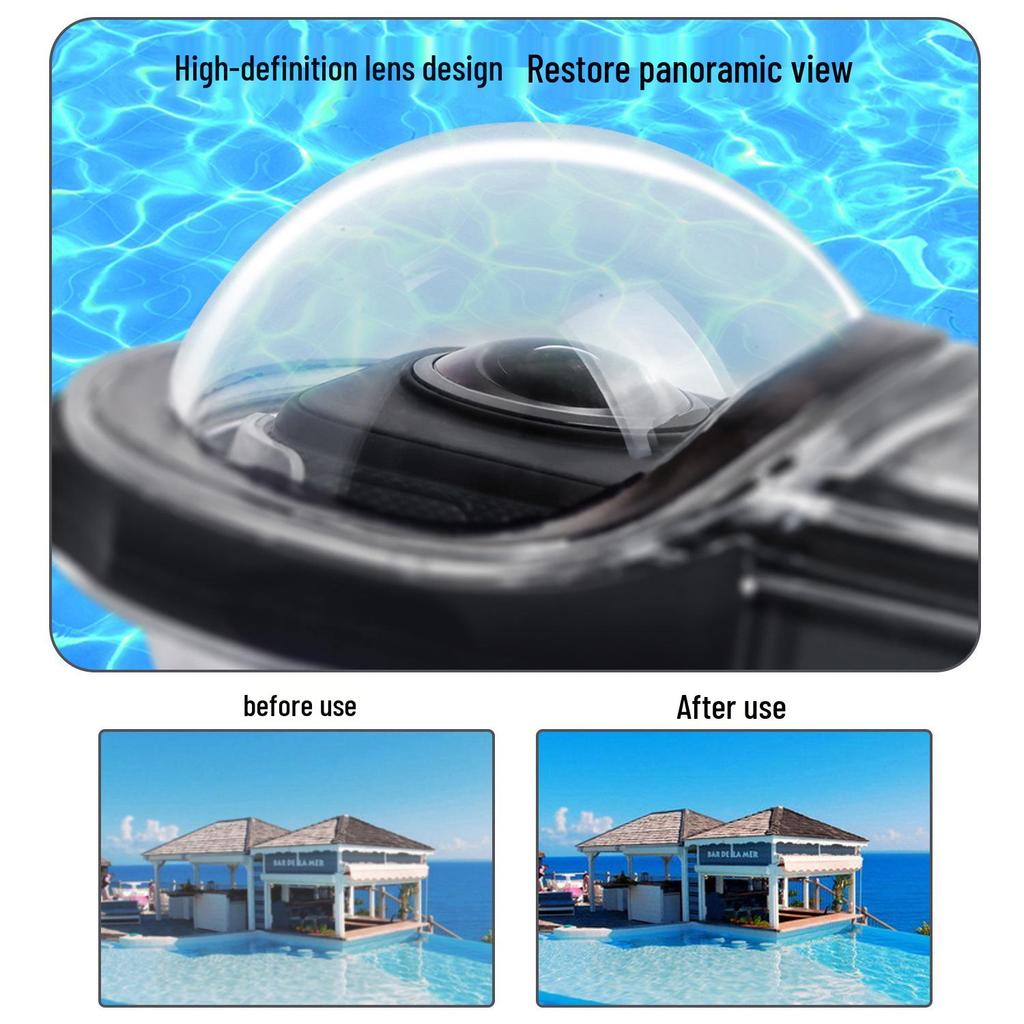 Insta360 X3 Waterproof Diving Case - Protective Accessory for Panoramic Camera