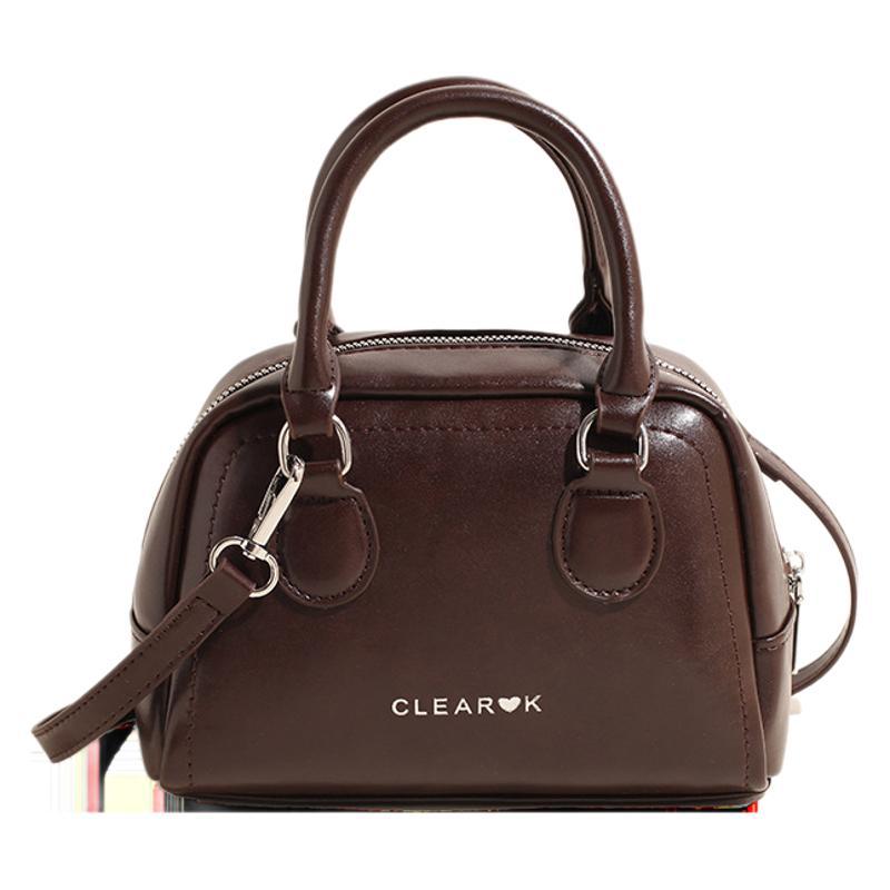 2025 New Women's Bowling Bag One Shoulder Crossbody Bag Portable Toast Bag Fashion Large Capacity Pillow Bag