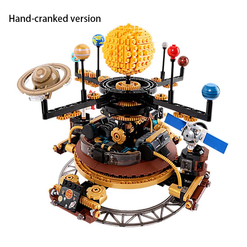 Solar System Building Sets Rotatable Space Exploration Building Blocks Toys Kid s STEM Educational Toys Birthday Gifts, 946PCS