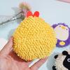 Plush Squeaky Dog Toy with Short Mop Velvet Interactive Stuffed Toy for Small Medium Large Breeds Cute Animal Soft Dog