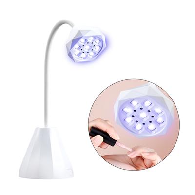 LED UV Nail Lamp Mini Hands Free Light Rotatable Nail Dryer Quick Drying Nail Polish Curing Lamp Curing Light for Home