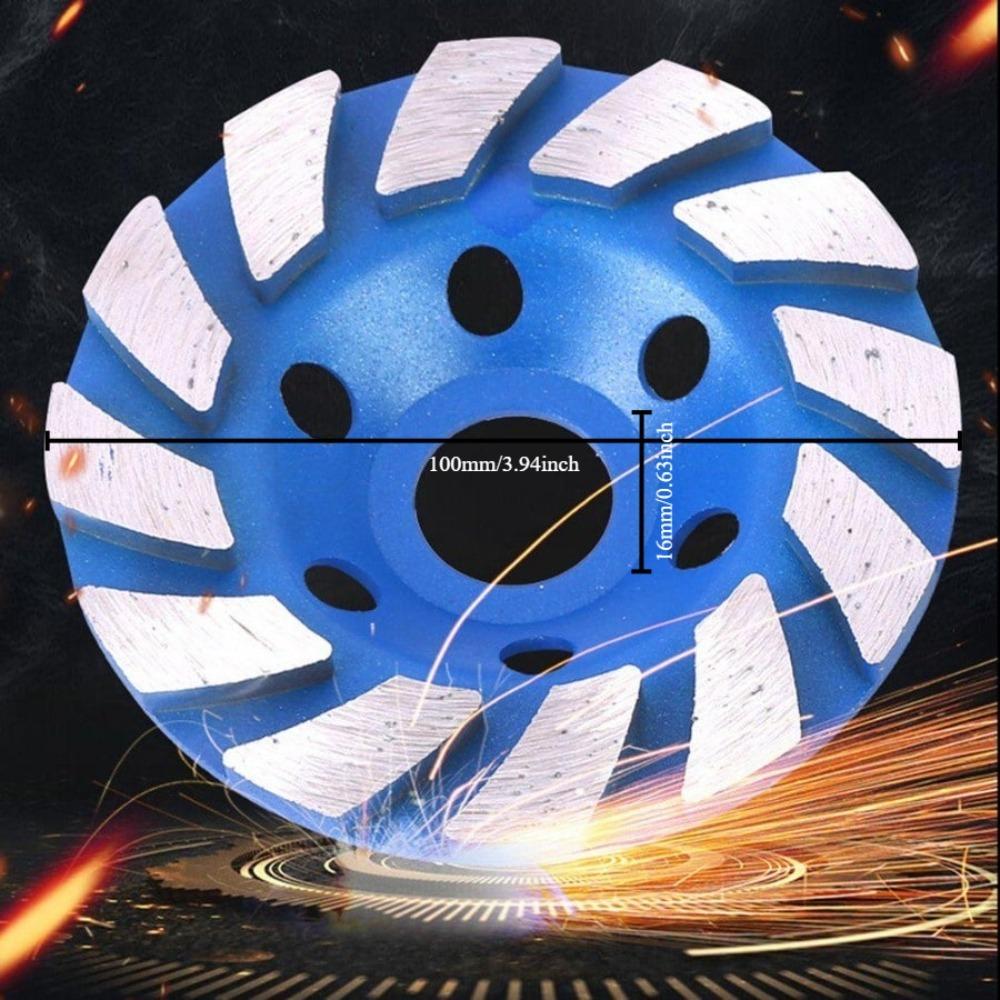 Segment Schleifen Maschine Rad Diamant Schleifen Cup Disc Beton Granit Stein Grinder DIY Power Tool
