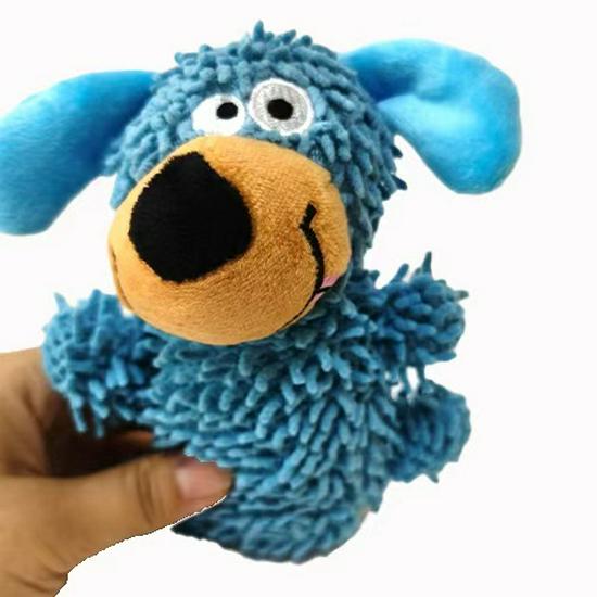 Plush Dog Teething Toy with Sound - Small, Medium, Large Breeds